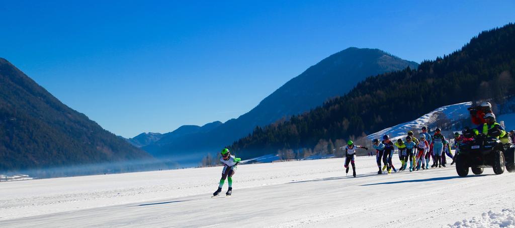 Landhaeusl Villa Weissensee Bagian luar foto